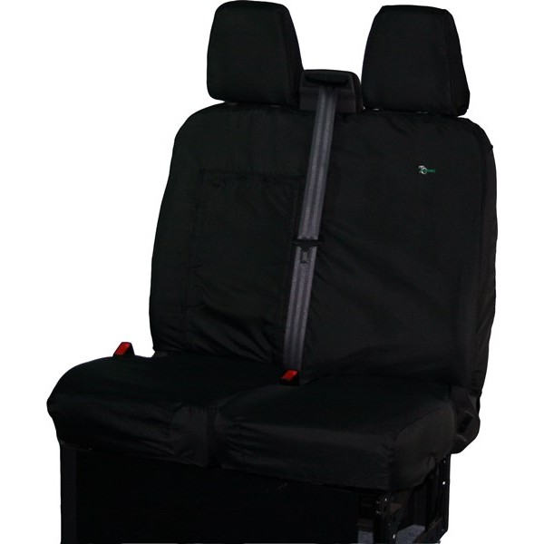 Van Seat Cover – Double – Black -Ford Transit Custom Torneo/Kombi 2013 Onwards