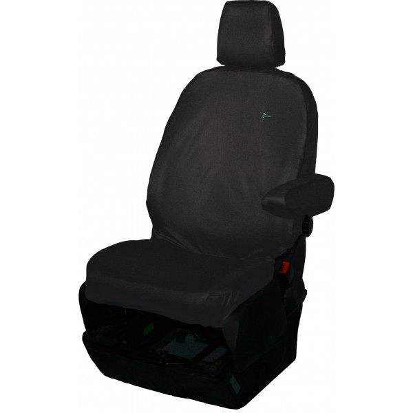 Van Seat Cover – Single – Black – Ford Transit Chassis Cab/Tipper 2013/63 Onwards