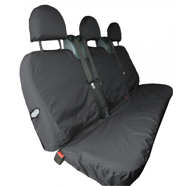 Van Seat Cover - Rear - Black - Ford Transit Crew - Up to 2014 - Car Smart