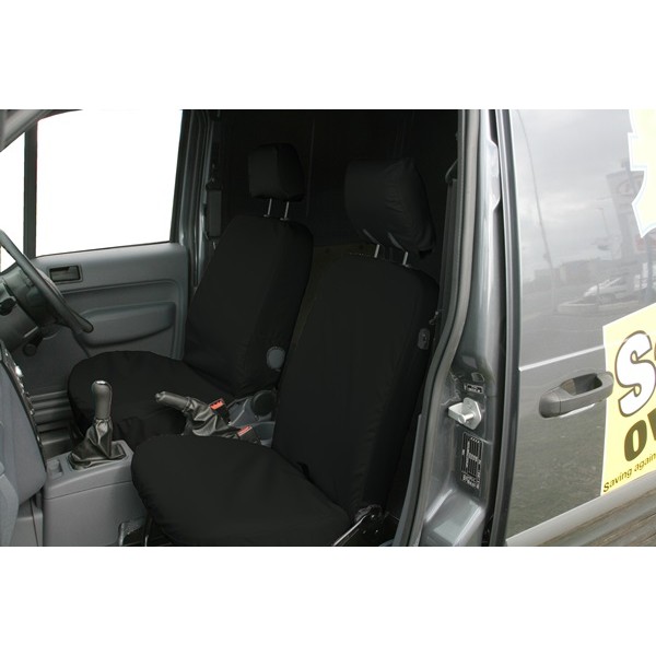 Van Seat Cover – Front – Black – Ford Transit Connect 2002-2013