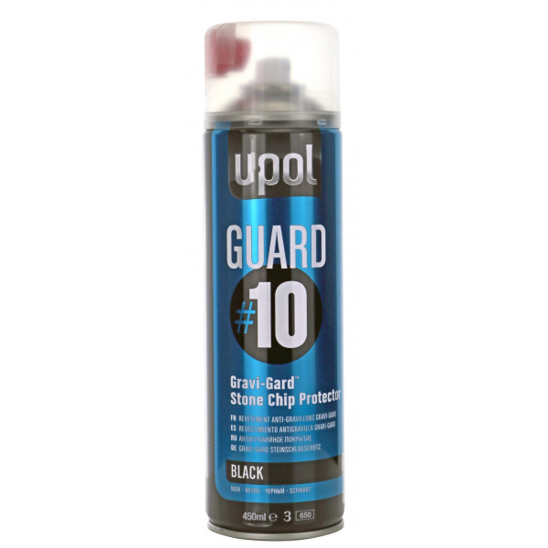 Guard #10 Gravigard Stone Chip Protector – Black – 450ml