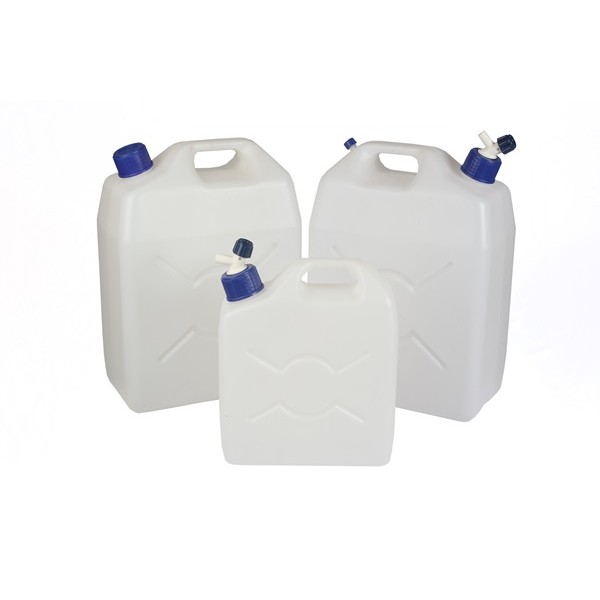 Jerry Can (Screw Cap & Tap) - Translucent - 25 Litre