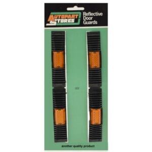 Doorguard – Black Reflective – 7in. – Pack of 2