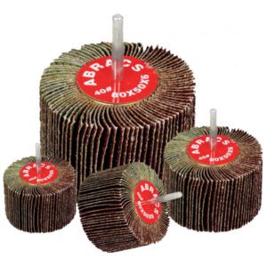 ABRACS Flap Wheels 6mm shaft 40x20mm P80