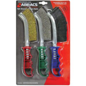 ABRACS Scratch Brush Pack 3pc