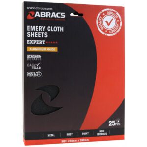 ABRACS Emery Sheets Blue 230x280mm P150