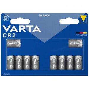 10 x Varta CR2 3V Lithium Batteries 6206