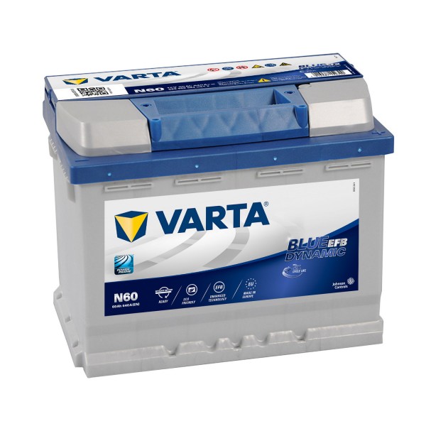 VARTA AFB/EFB Start Stop Plus Battery 12V – 60Ah – 640CCA