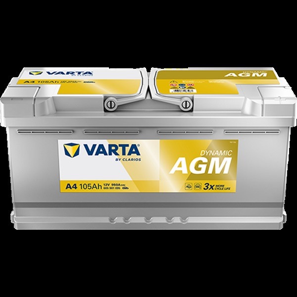 VARTA Dynamic AGM Car Battery 105Ah 950CCA