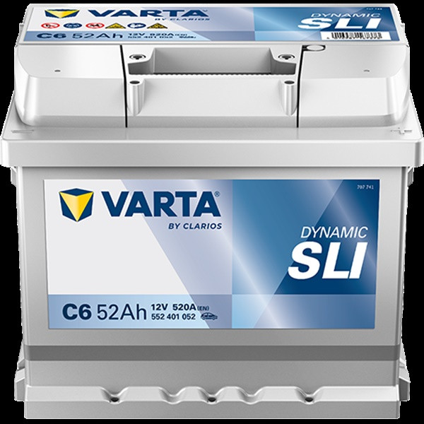 VARTA Silver Dynamic C6 52Ah Car Battery
