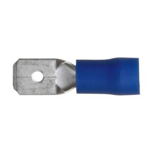 Terminals Blue Push-On Male 6.3Mm
