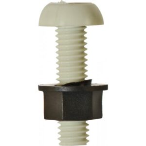 Number Plate Fasteners - Plastic Number Plate Bolts & Nuts - Long