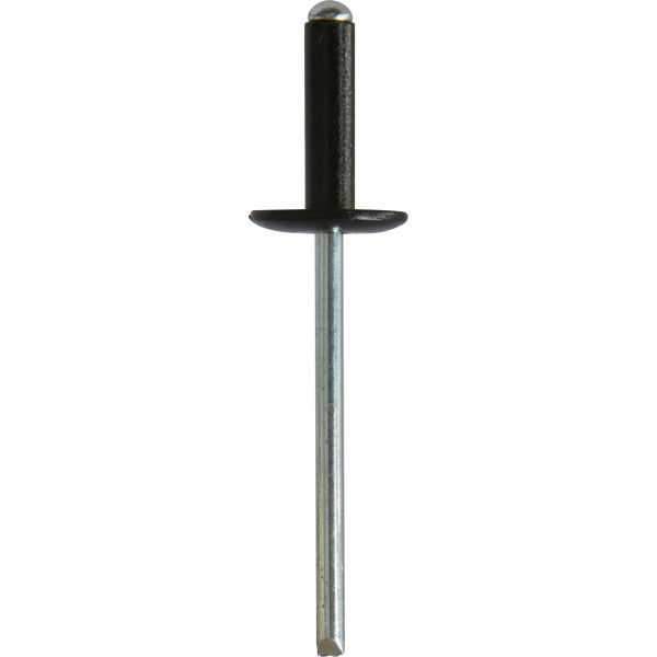 Black Rivets - Large Flange