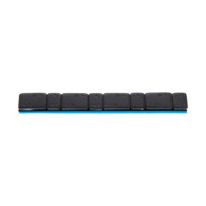 Black Adhesive Wheel Weights For Motorcycles - Steel