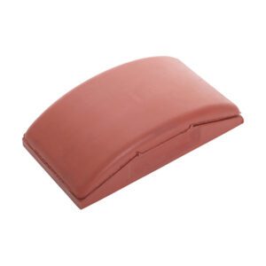 Sanding Block - Dense Red Rubber 125X70Mm