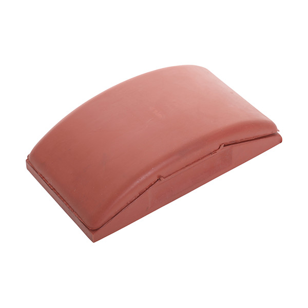 Sanding Block - Dense Red Rubber 125X70Mm