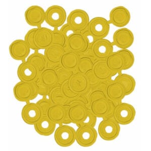 Number Plate Plastic Caps –  Yellow
