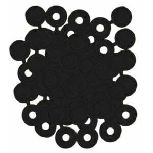 Number Plate Plastic Caps –  Black