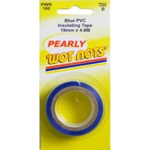 PVC Insulation Tape – Blue – 19mm x 4.6m