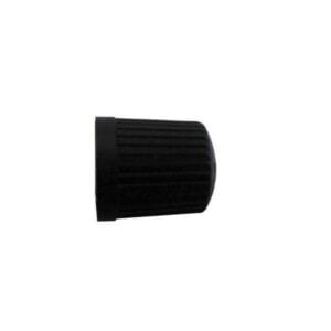 Car Dust Caps – Black Plastic – Pack Of 4