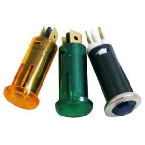 Warning Light Round Switch – Blue Illuminated