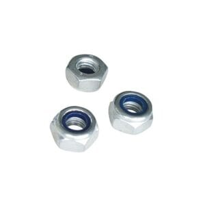 Self Locking Nuts – M10 x 1.5mm Pitch – Pack Of 3