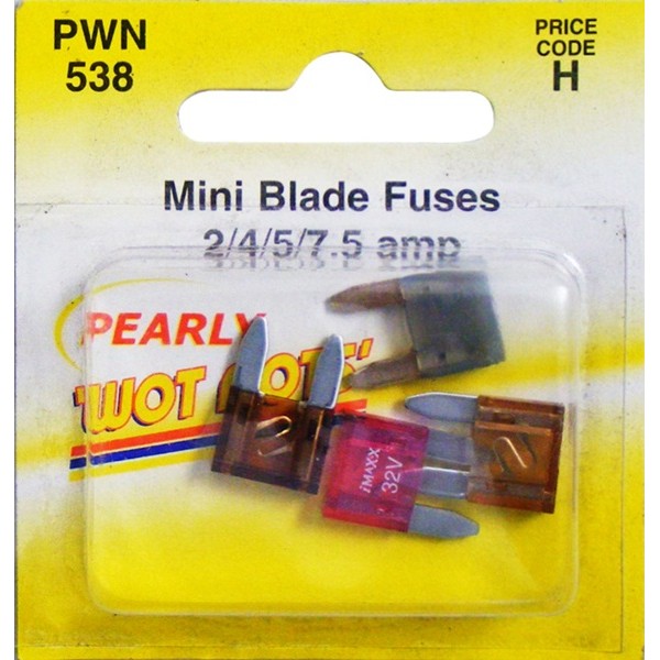 Fuses – Mini Blade – Assorted – Pack Of 4