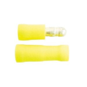 Wiring Connectors – Yellow – Male Bullet – Pack of 2