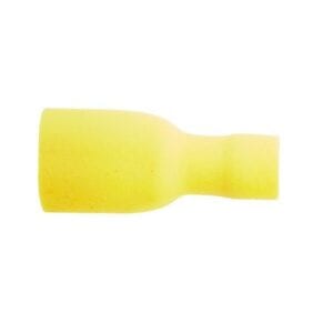 Wiring Connectors – Yellow – Female Slide-On 375 – Pack of 2