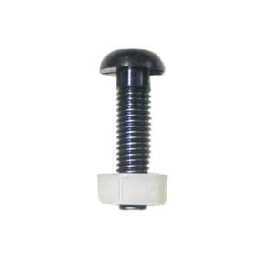 Number Plate Screw & Nut – Black – M6 x 23mm