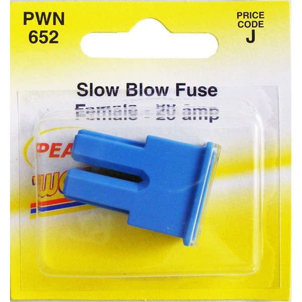Fuse – Female Slow Blow – Blue – 20A