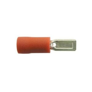 Wiring Connectors – Red – Male Slide-On – 2.8mm – Pack of 25