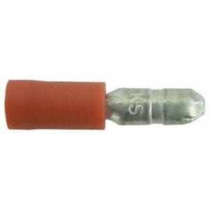 Wiring Connectors – Red – Male Bullet – 4mm – Pack of 25