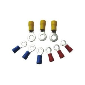 Wiring Connectors – Blue – Ring – 6mm – Pack of 25