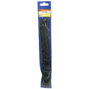 Cable Ties – Standard – Black – 300mm – Pack Of 20